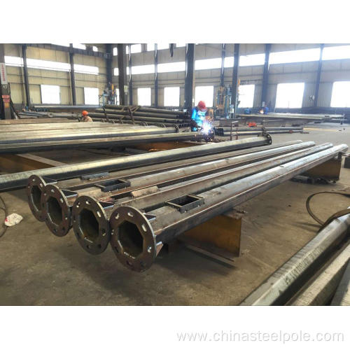 Galvanized Steel Road Traffic Pole